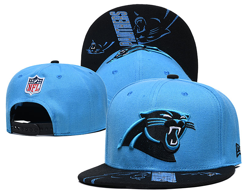 Panthers Team Logo Blue Adjustable Hat GS