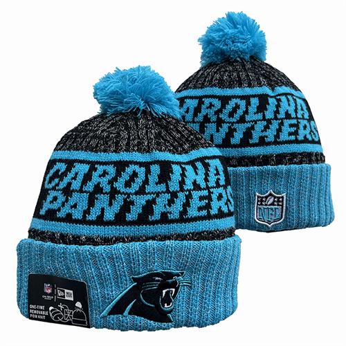 Panthers Team Logo Pom Knit Hat YD-1