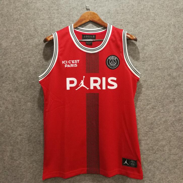 Paris Saint-Germain 23 Michael Jordan Red Fashion Jersey Paris Saint-Germain 23 Michael Jordan Red Fashion Jersey