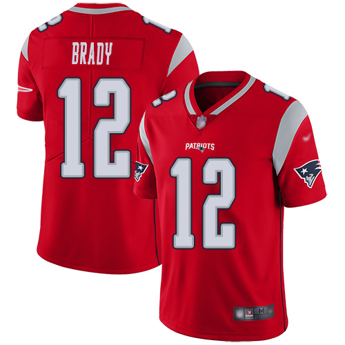 Patriots #12 Tom Brady Red Youth Stitched Football Limited Inverted Legend Jersey Patriots #12 Tom Brady Red Youth Stitched Football Limited Inverted Legend Jersey