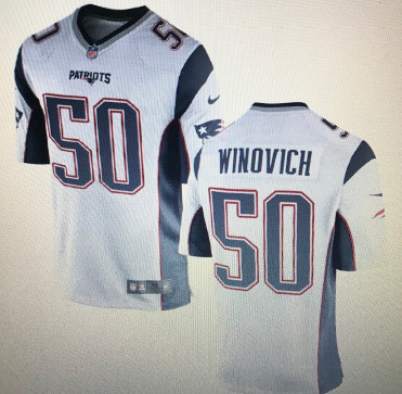 Patriots #50 Chase Winovich White Vapor limited Jersey