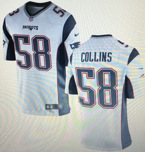 Patriots #58 Jamie Collins White Vapor limited Jersey