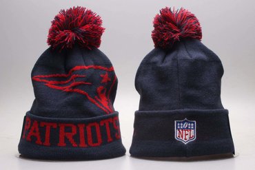 Patriots Big Logo Navy Knit Hat YP