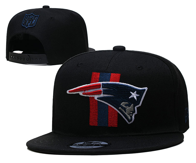 Patriots Black Snapback Hat --YD