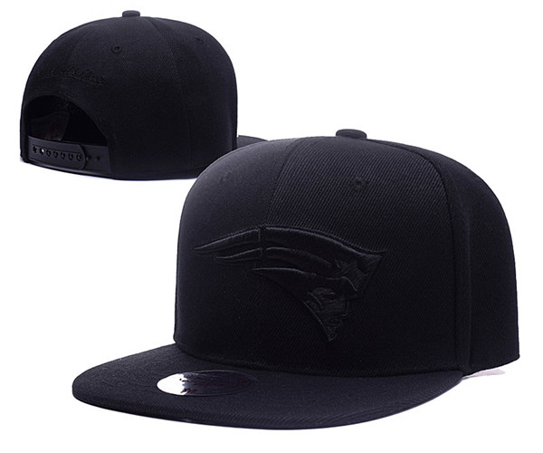 Patriots Black Snapback Hat -LH