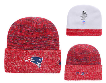 Patriots Fresh Logo Red Knit Hat YD