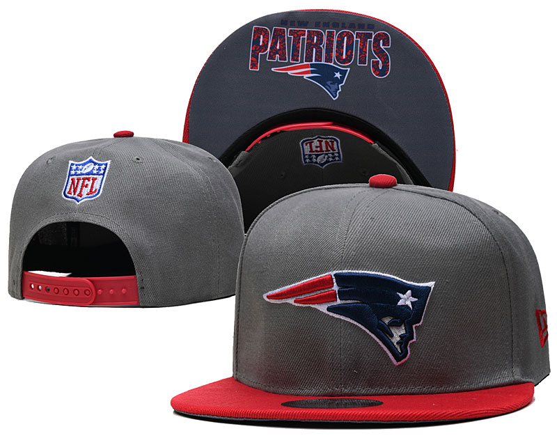Patriots Gray Snapback Hat --TX