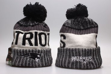 Patriots Gray Team Logo Knit Hat YP