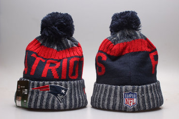 Patriots Navy & Gray Fashion Knit Hat YP