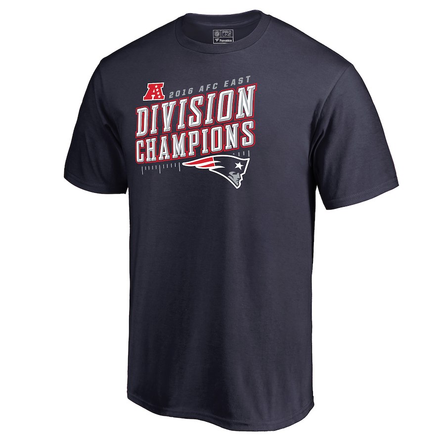 Patriots Navy 2018 NFL Playoffs Division Champions Men's T-Shirt Patriots Navy 2018 NFL Playoffs Division Champions Men's T-Shirt