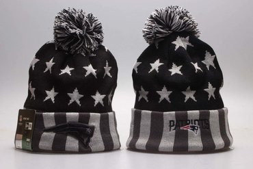 Patriots Stars Logo Black Knit Hat YP