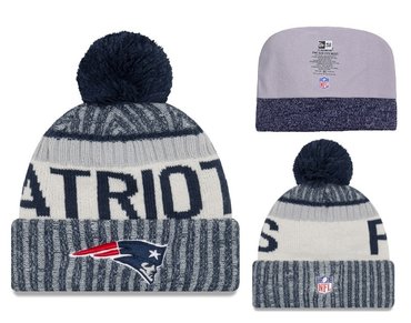 Patriots Team Logo 2017 Sideline Knit Hat