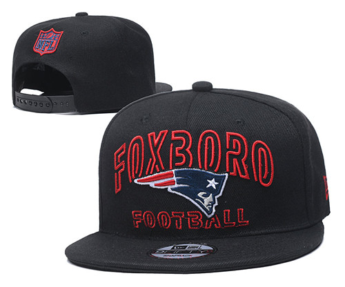 Patriots Team Logo Black Adjustable Hat YD