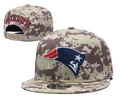 Patriots Team Logo Camo Adjustable Hat GS