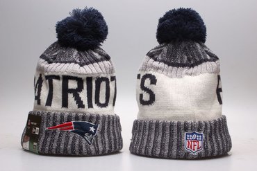 Patriots Team Logo Gray Fashion Winter Knit Hat YP