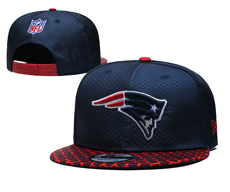 Patriots Team Logo Navy Adjustable Hat TX