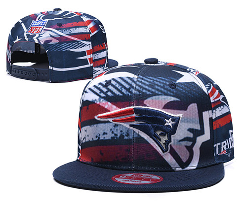 Patriots Team Logo Navy Adjustable Hat TX