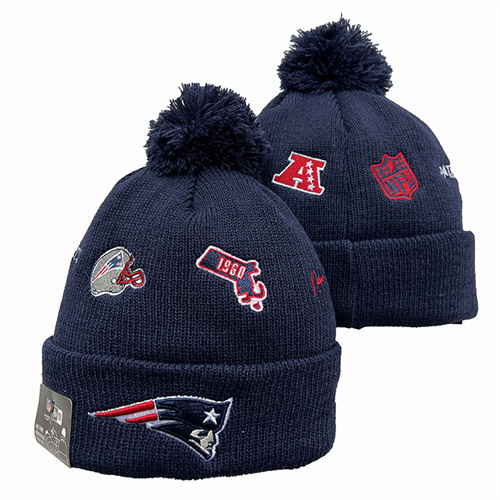 Patriots Team Logo Pom Knit Hat YD