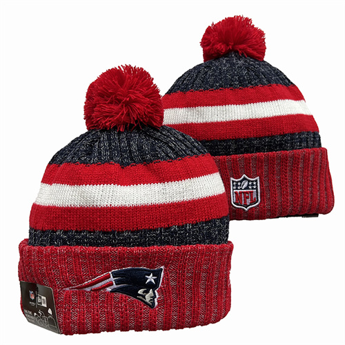Patriots Team Logo Pom Knit Hat YD-2