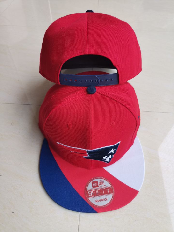 Patriots Team Logo Red Adjustable Hat LT