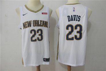Pelicans 23 Anthony Davis White Nike Swingman Jersey Pelicans 23 Anthony Davis White Nike Swingman Jersey