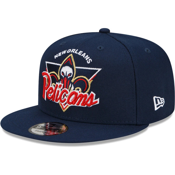 Pelicans Navy Snapback Hat --TX