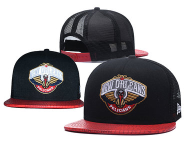 Pelicans Team Logo Black Adjustable Hat GS