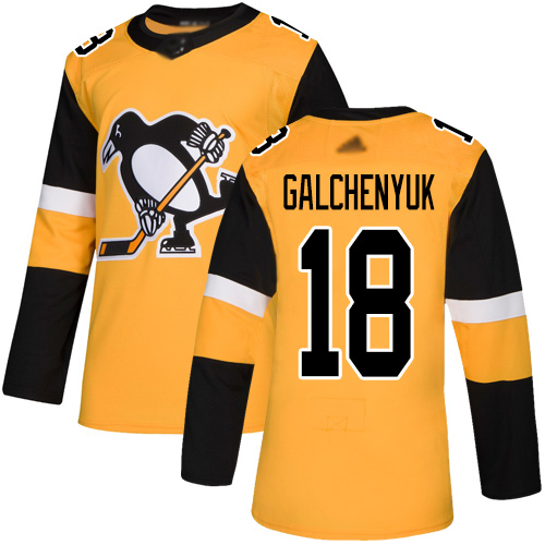 Penguins #18 Alex Galchenyuk Gold Alternate Authentic Stitched Hockey Jersey Penguins #18 Alex Galchenyuk Gold Alternate Authentic Stitched Hockey Jersey