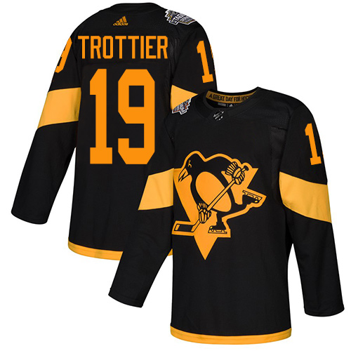 Penguins #19 Bryan Trottier Black Authentic 2019 Stadium Series Stitched Hockey Jersey Penguins #19 Bryan Trottier Black Authentic 2019 Stadium Series Stitched Hockey Jersey