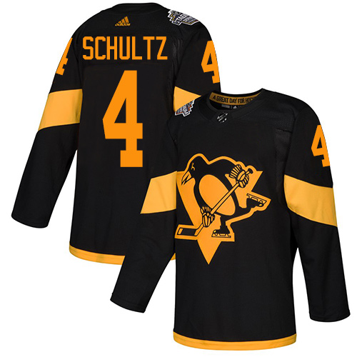 Penguins #4 Justin Schultz Black Authentic 2019 Stadium Series Stitched Hockey Jersey Penguins #4 Justin Schultz Black Authentic 2019 Stadium Series Stitched Hockey Jersey