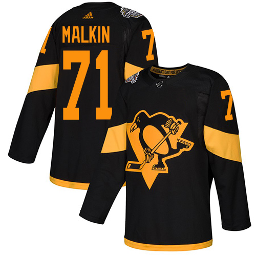 Penguins #71 Evgeni Malkin Black Authentic 2019 Stadium Series Stitched Hockey Jersey Penguins #71 Evgeni Malkin Black Authentic 2019 Stadium Series Stitched Hockey Jersey