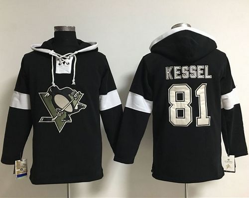 Penguins #81 Phil Kessel Black Pullover NHL Hoodie Penguins #81 Phil Kessel Black Pullover NHL Hoodie