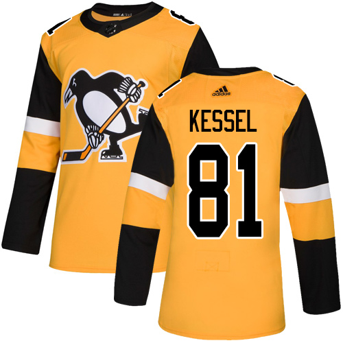Penguins #81 Phil Kessel Gold Alternate Authentic Stitched Hockey Jersey Penguins #81 Phil Kessel Gold Alternate Authentic Stitched Hockey Jersey