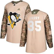Penguins 35 Tristan Jarry camo Adidas Jersey