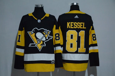 Penguins 81 Phil Kessel Black Adidas Jersey