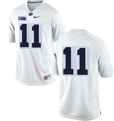 Penn State Nittany Lions #11 Micah Parsons White jersey Without name Penn State Nittany Lions #11 Micah Parsons White jersey Without name