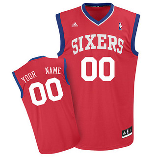 Philadelphia 76ers Youth Custom red Jersey Philadelphia 76ers Youth Custom red Jersey