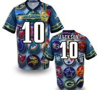 Philadelphia Eagles #10 JACKSON Men's Stitched NFL Elite Fanatical Version Jersey (2) Philadelphia Eagles #10 JACKSON Men's Stitched NFL Elite Fanatical Version Jersey (2)
