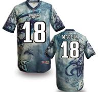 Philadelphia Eagles #18 MACLIN Men's Stitched NFL Elite Fanatical Version Jersey (4) Philadelphia Eagles #18 MACLIN Men's Stitched NFL Elite Fanatical Version Jersey (4)