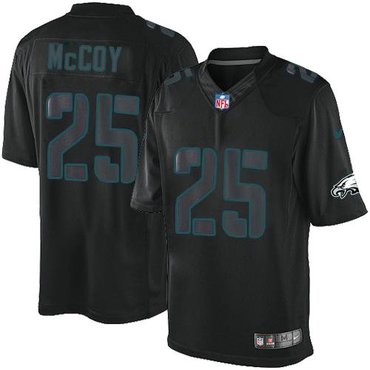 Philadelphia Eagles #25 LeSean McCoy Black NFL Impact Limited Jersey Philadelphia Eagles #25 LeSean McCoy Black NFL Impact Limited Jersey