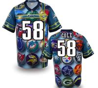 Philadelphia Eagles #58 COLE Men's Stitched NFL Elite Fanatical Version Jersey (2)