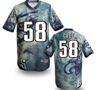 Philadelphia Eagles #58 COLE Men's Stitched NFL Elite Fanatical Version Jersey (4)