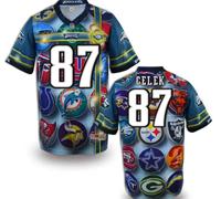 Philadelphia Eagles #87 CELEK Men's Stitched NFL Elite Fanatical Version Jersey (2) Philadelphia Eagles #87 CELEK Men's Stitched NFL Elite Fanatical Version Jersey (2)