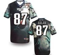 Philadelphia Eagles #87 CELEK Men's Stitched NFL Elite Fanatical Version Jersey (3) Philadelphia Eagles #87 CELEK Men's Stitched NFL Elite Fanatical Version Jersey (3)
