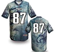 Philadelphia Eagles #87 CELEK Men's Stitched NFL Elite Fanatical Version Jersey (4) Philadelphia Eagles #87 CELEK Men's Stitched NFL Elite Fanatical Version Jersey (4)