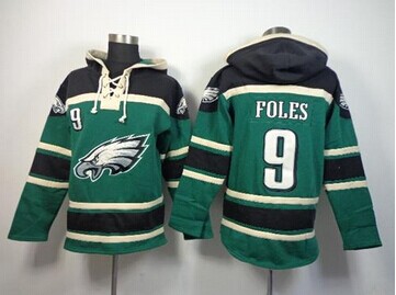 Philadelphia Eagles #9 Nick Foles Midnight Green Sawyer Hooded Sweatshirt NFL Hoodie Philadelphia Eagles #9 Nick Foles Midnight Green Sawyer Hooded Sweatshirt NFL Hoodie