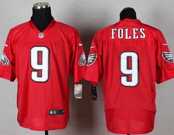 Philadelphia Eagles #9 Nick Foles Red NFL Elite QB Practice Jersey Philadelphia Eagles #9 Nick Foles Red NFL Elite QB Practice Jersey