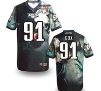 Philadelphia Eagles #91 COX Men's Stitched NFL Elite Fanatical Version Jersey (3)