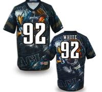 Philadelphia Eagles #92 WHITE Men's Stitched NFL Elite Fanatical Version Jersey (1) Philadelphia Eagles #92 WHITE Men's Stitched NFL Elite Fanatical Version Jersey (1)