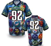 Philadelphia Eagles #92 WHITE Men's Stitched NFL Elite Fanatical Version Jersey (2) Philadelphia Eagles #92 WHITE Men's Stitched NFL Elite Fanatical Version Jersey (2)